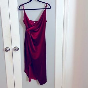Sexy Red Velvet Dress - L - BRAND NEW CONDITION
